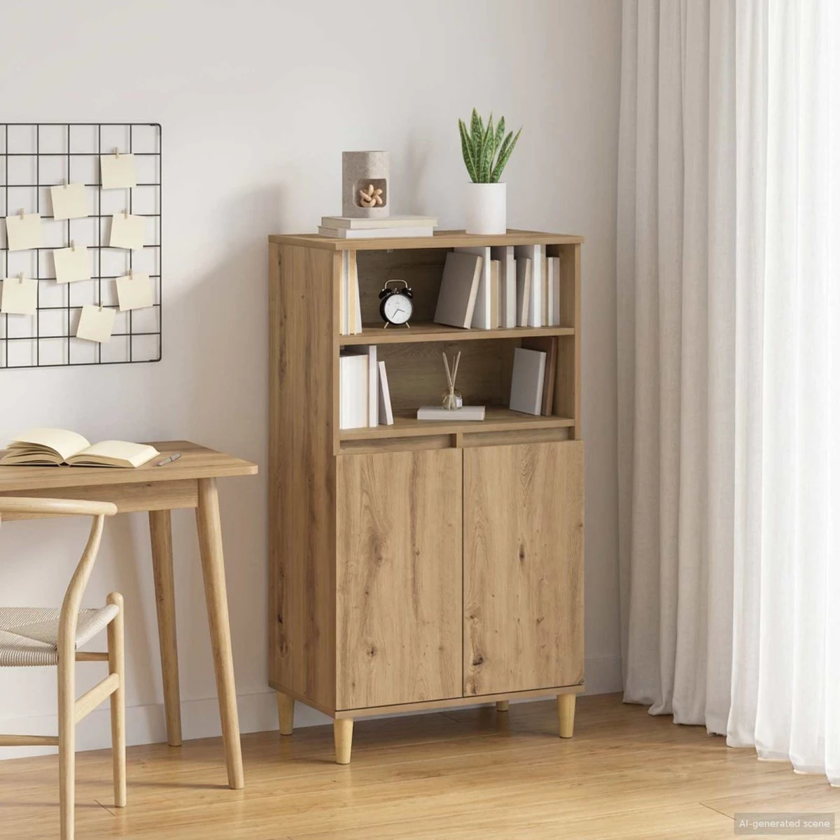 vidaXL Highboard Artisan-eg 60 x 36 x 110 cm