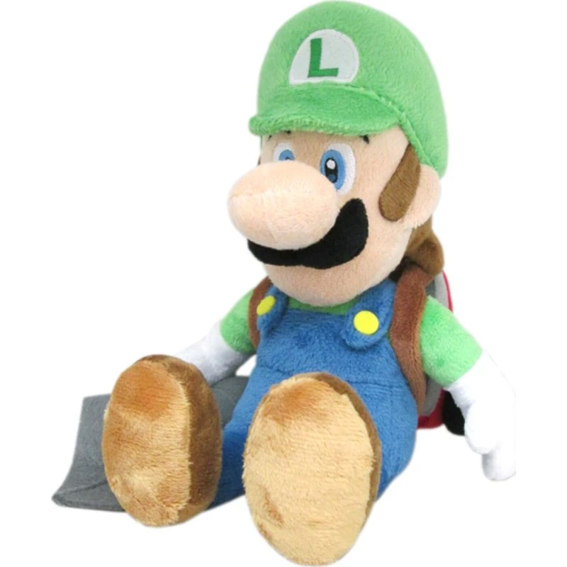 Luigi Bamse 25 cm – Luigi's Mansion med Poltergust (officiel)
