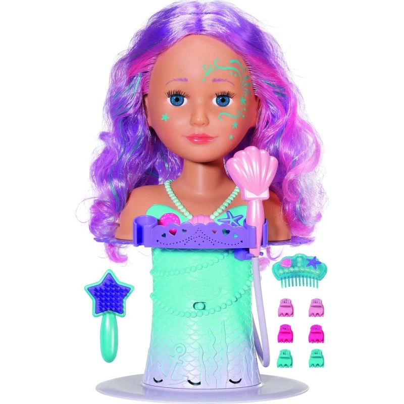 Baby Born Søster Frisørhoved til Badekar (Havfrue)