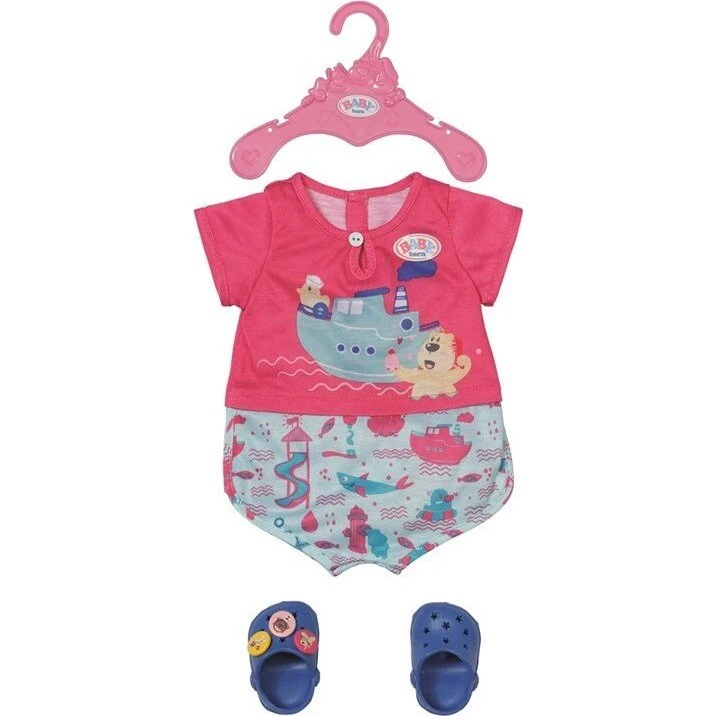 Baby Born Pyjamas med badesko til 43 cm dukke