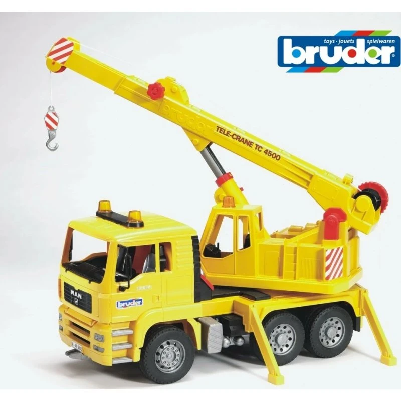 Bruder MAN TGA Telekran 2754 – realistisk legetøjslastbil