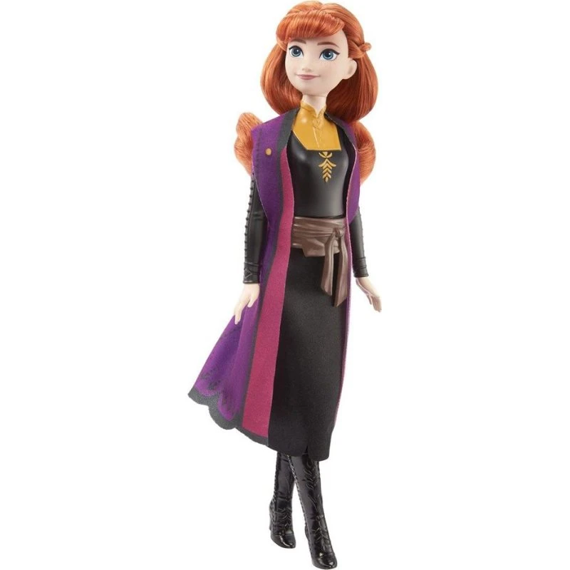 Disney Frozen Anna-dukke med kappe og støvler