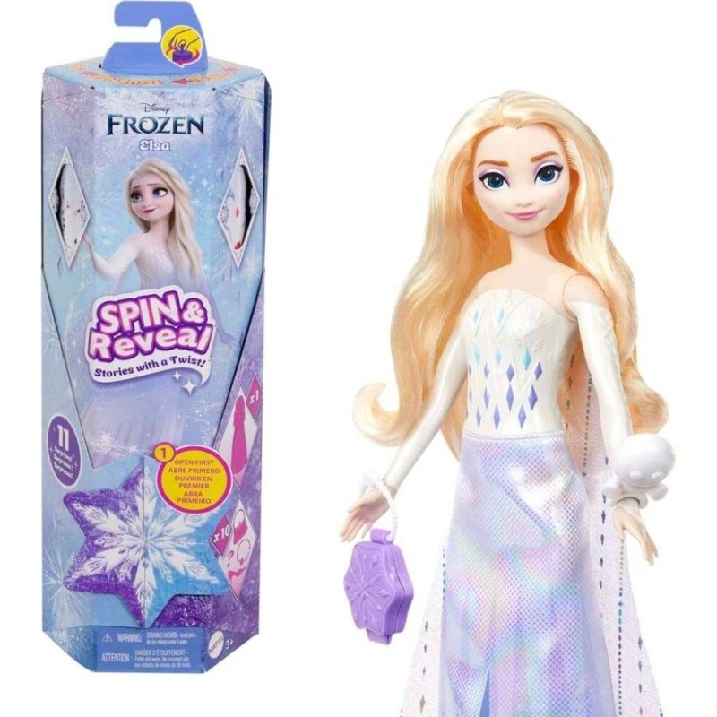 Disney Frost Spin & Reveal Elsa - Unboxing-dukke