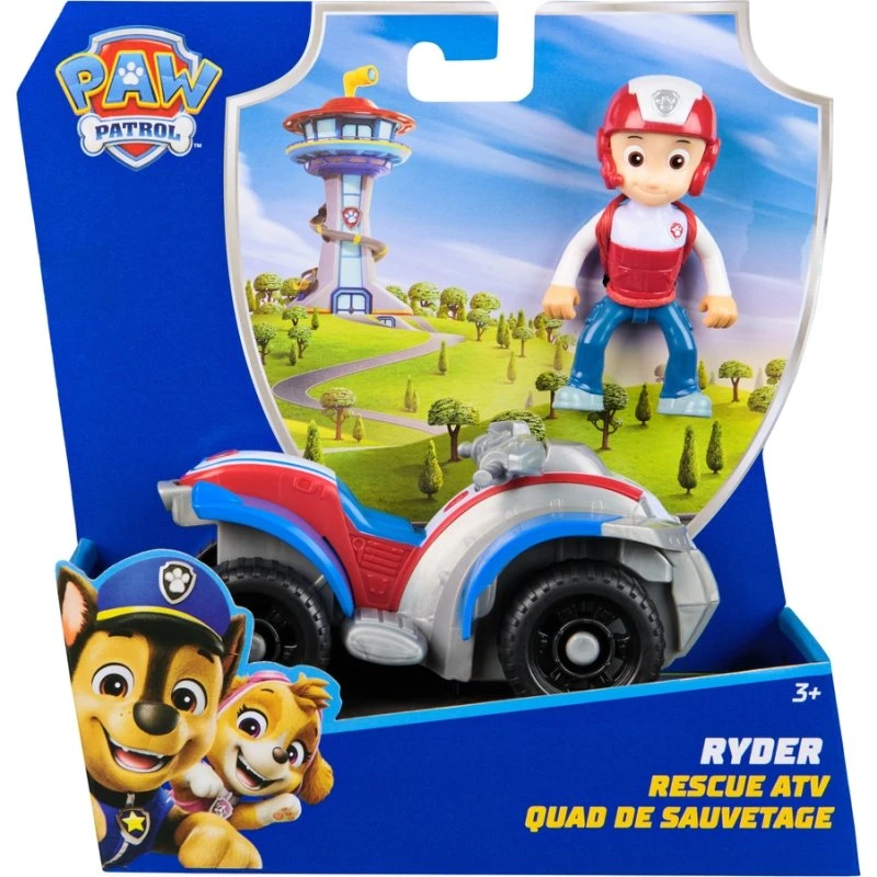 Paw Patrol Ryder Rescue ATV - Figur og Køretøj