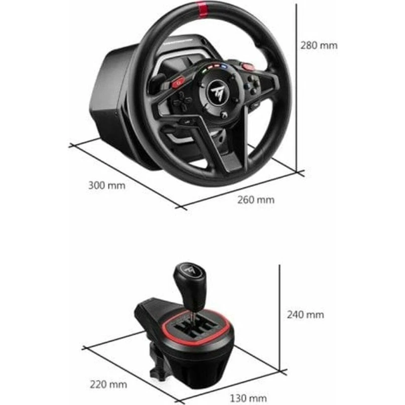 Thrustmaster T128-X Shifter Pack — Rat, Pedaler & Gearskifte