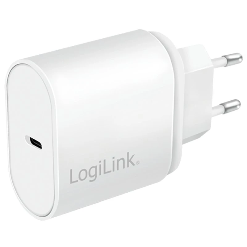 LogiLink USB-C Oplader 20W - Hvid