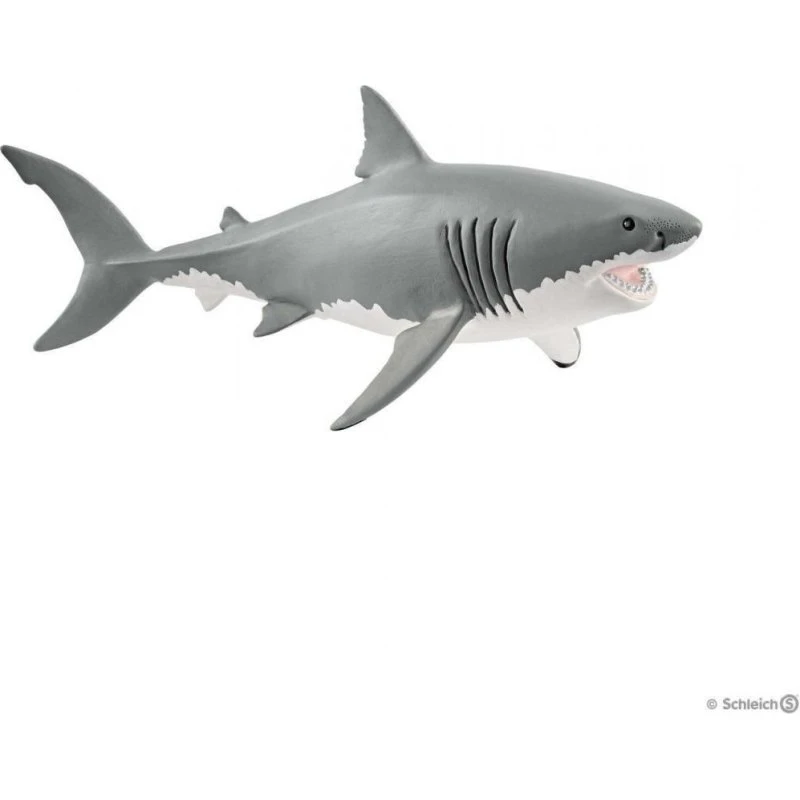 Schleich Hvidhaj - realistisk legetøjsfigur