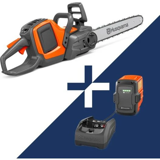 Husqvarna 240i kædesav inkl. BLi30 batteri og QC40C80 lader