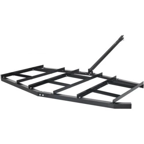 Slæbeharve i stål, 215x212x11 cm - til ATV og havetraktor