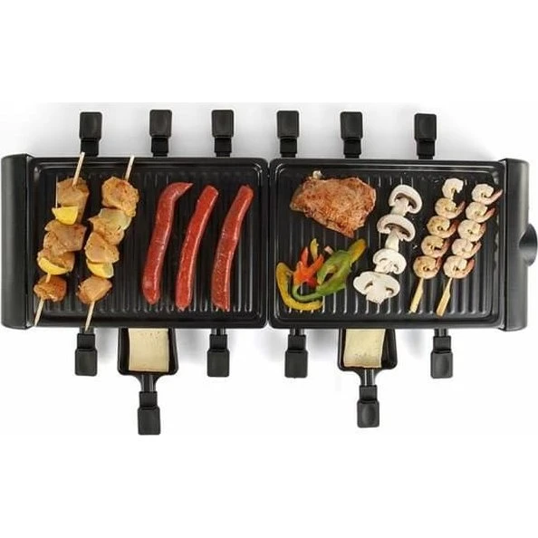 LIVOO DOC185 Raclette maskine til 12 personer - Sort