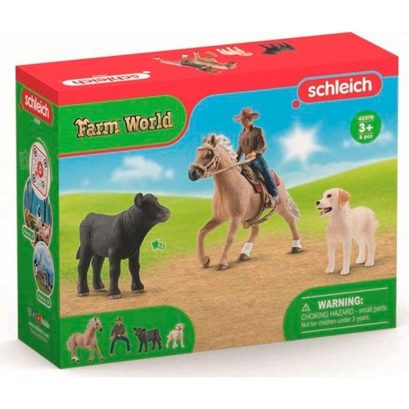 Schleich Western Riding Adventures - Western-sæt til børn