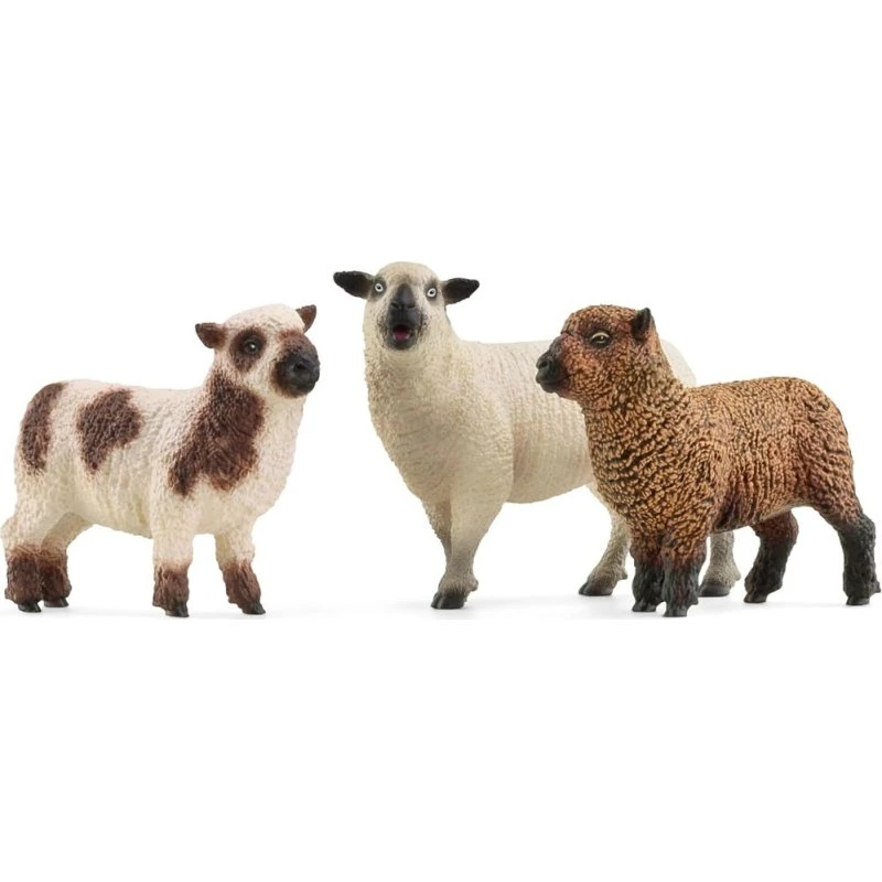Schleich Farm World Fårflok - 3 mini får