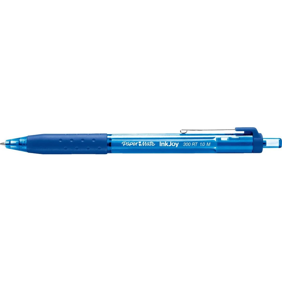 Papermate Inkjoy 300 Kuglepen - Blå, Medium, Klik