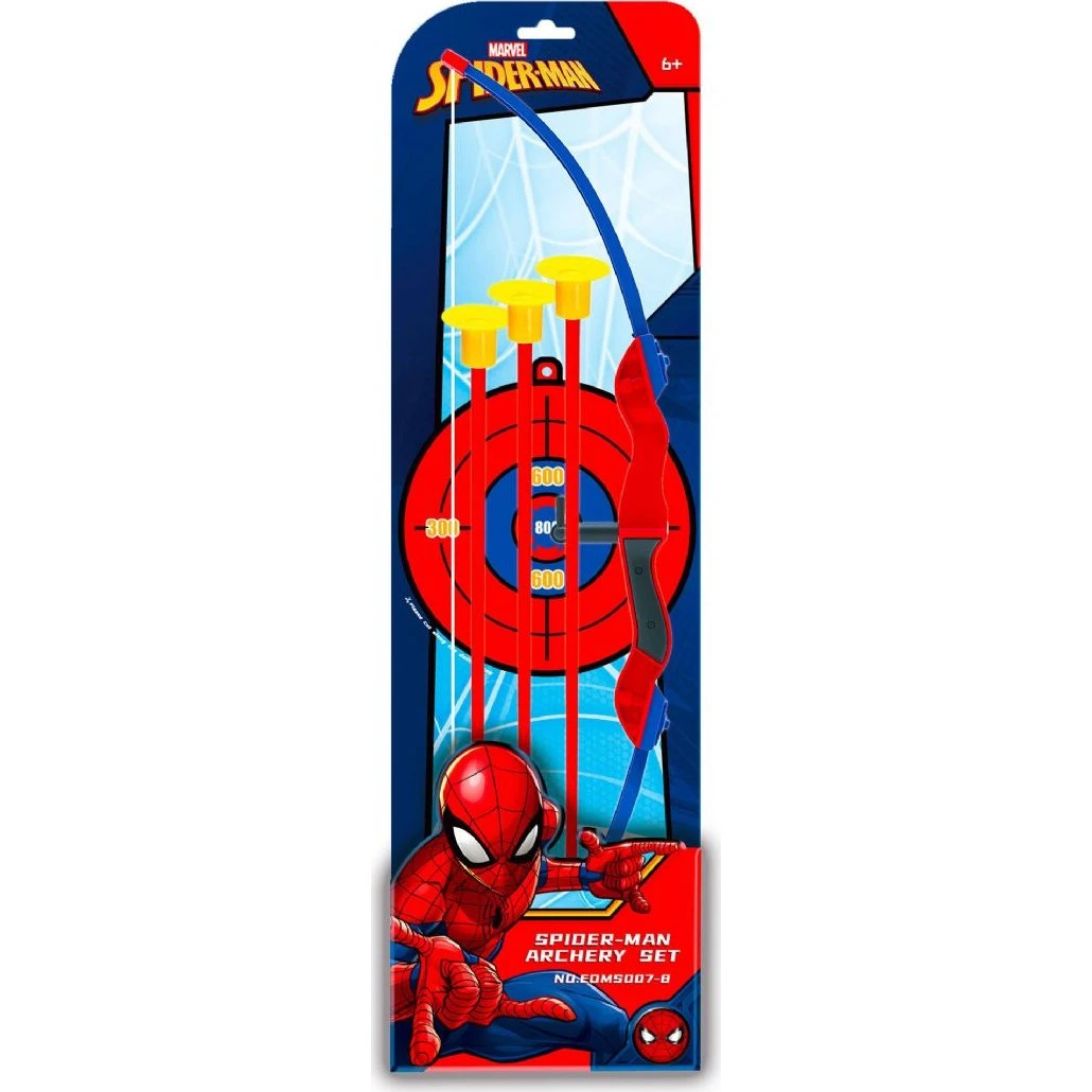 Spider-Man bue og pilesæt med målskive