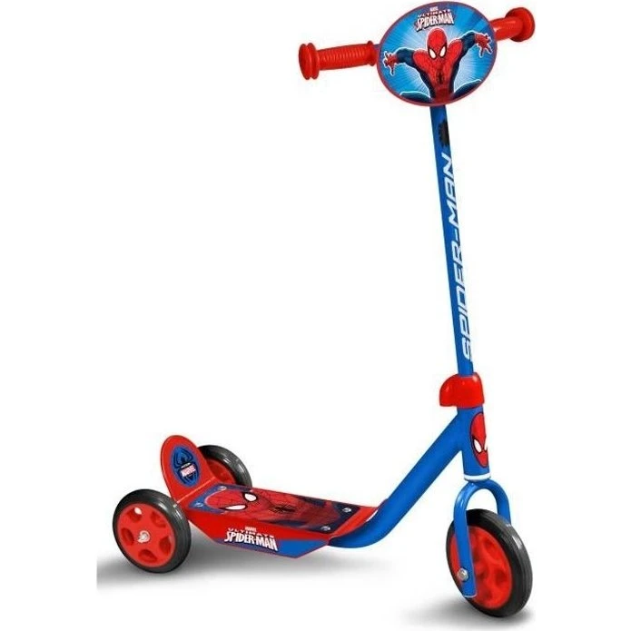 STAMP Spiderman 3-hjulet løbehjul til drenge - Blå