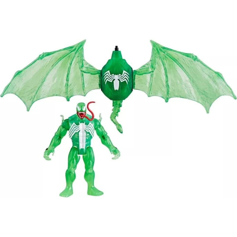 Spider-Man Green Venom Hydro Wing Actionfigur