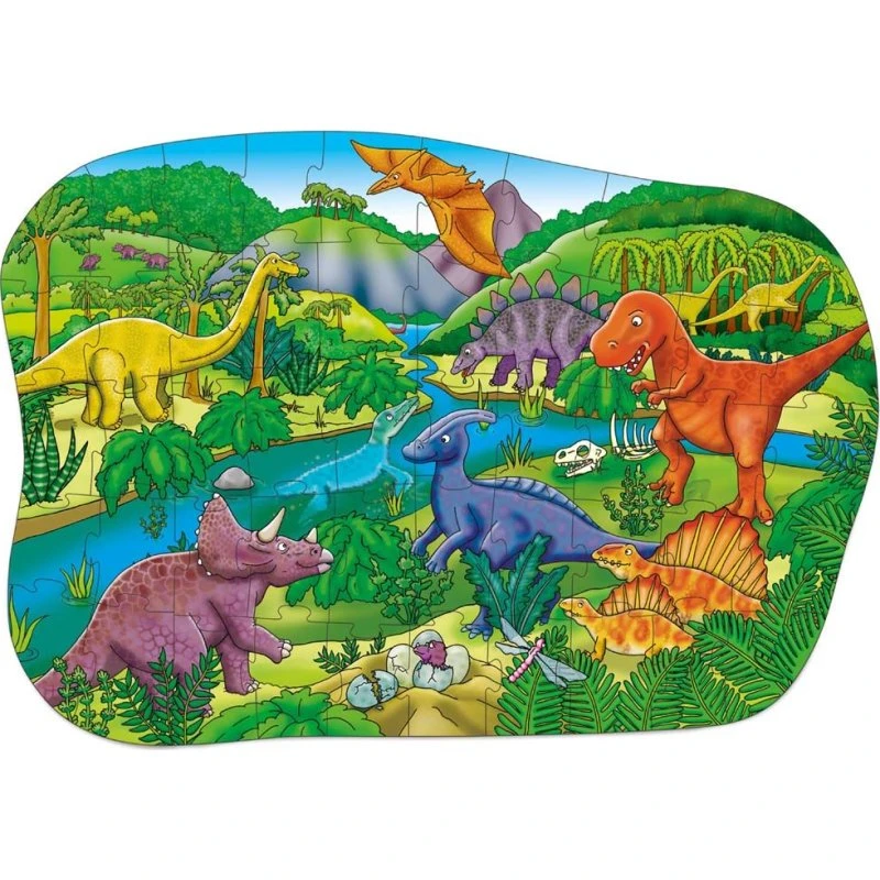 Orchard Stor Dinosaur Puslespil 50 brikker (58x40 cm)