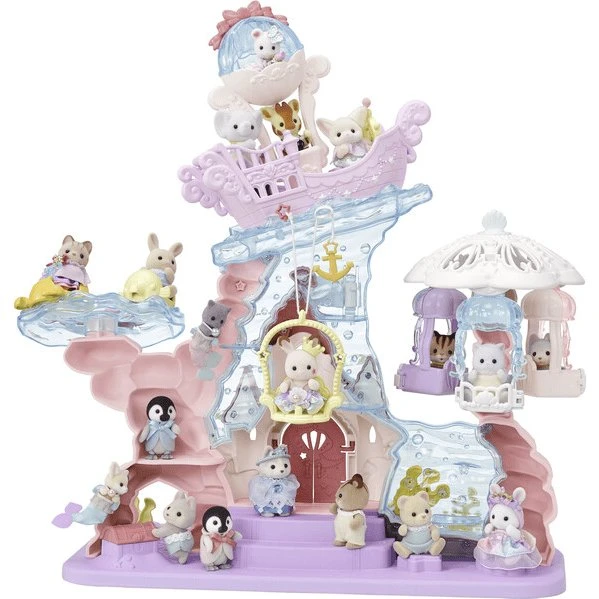 Sylvanian Families Baby Havfrue Slot - Legesæt til dukkehuse