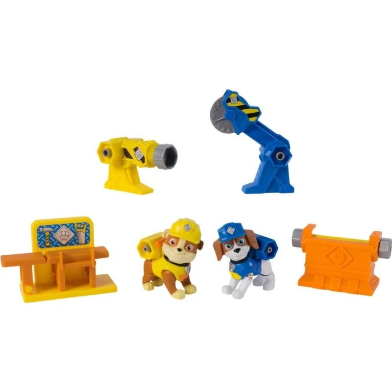 PAW Patrol Power Tool Pups - Rubble & Wheeler (2 stk)