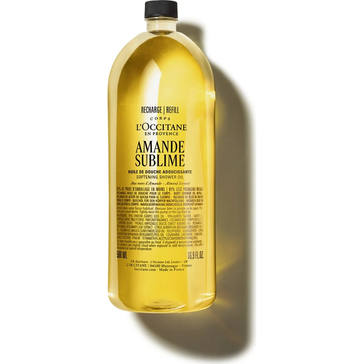 L'Occitane en Provence Amande Almond Shower Oil Refill 500 ml