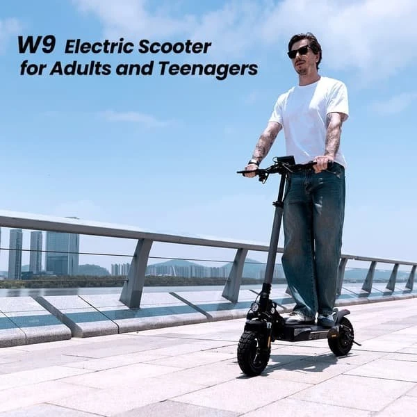 iScooter W9 Elektrisk løbehjul - 1000W, 48V 14Ah, 45 km/t