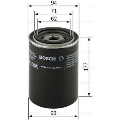 Bosch Oliefilter 0 451 203 001 til Perkins