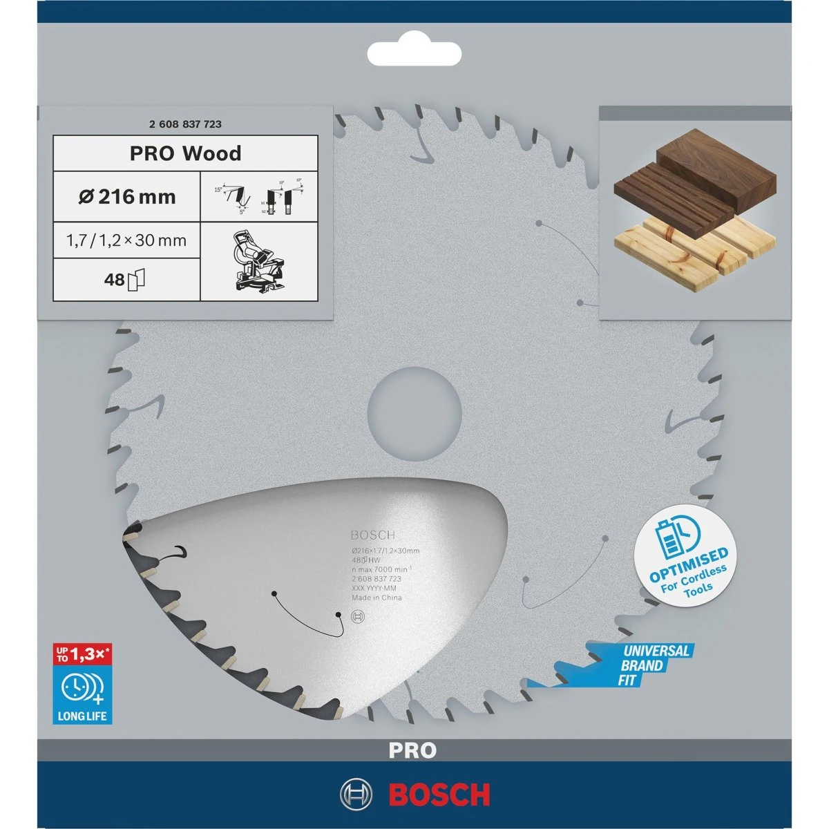 Bosch Standard for Wood Rundsavklinge 216x30mm 48T