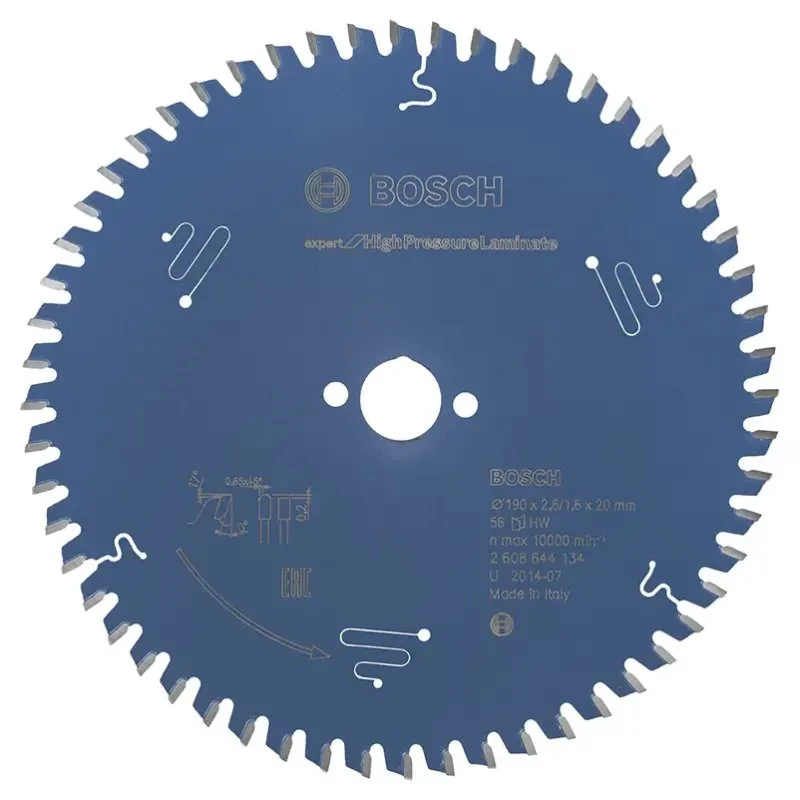 Bosch Expert Rundsavsklinge til Højtrykslaminat 190x20x2,6mm 56T