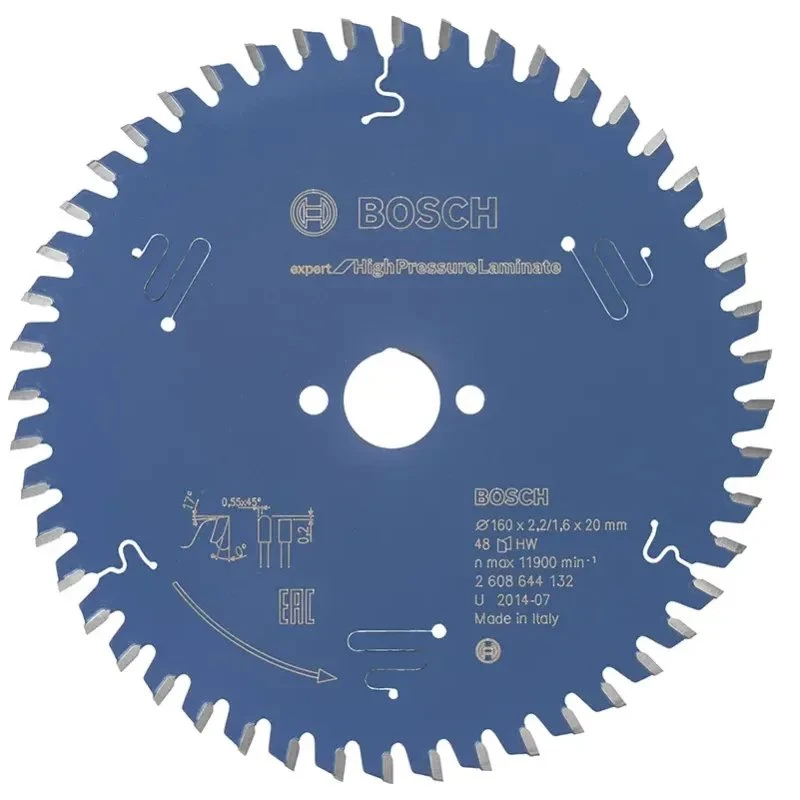 Bosch Expert Rundsavsklinge til High Pressure Laminate 160x20x2,2mm 48T
