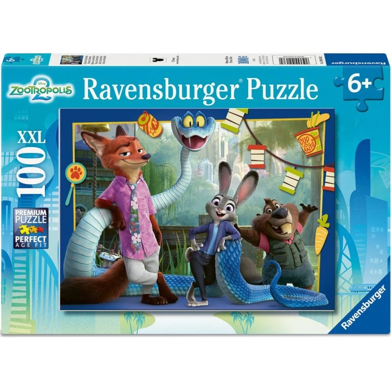 Ravensburger Zootopia 2 Puslespil - 100 XXL brikker