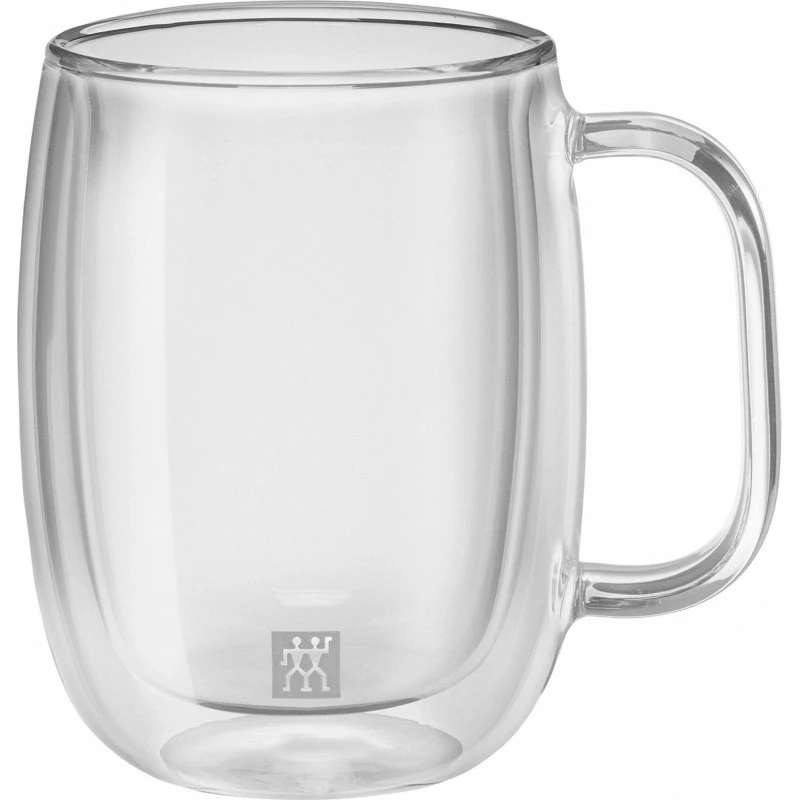 Zwilling Sorrento Plus dobbelvægget kaffeglas m. hank, 2-pak