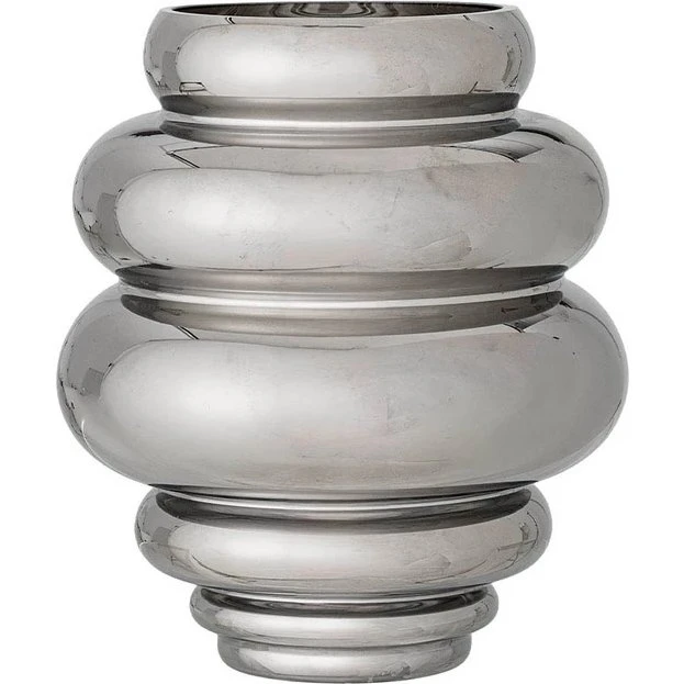 Bloomingville Zorya vase – sølv kromglas (H24)