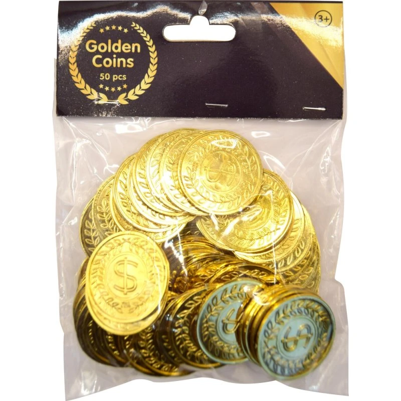 Pocket Money Guldmønter 50 stk - Legetøjsskatt