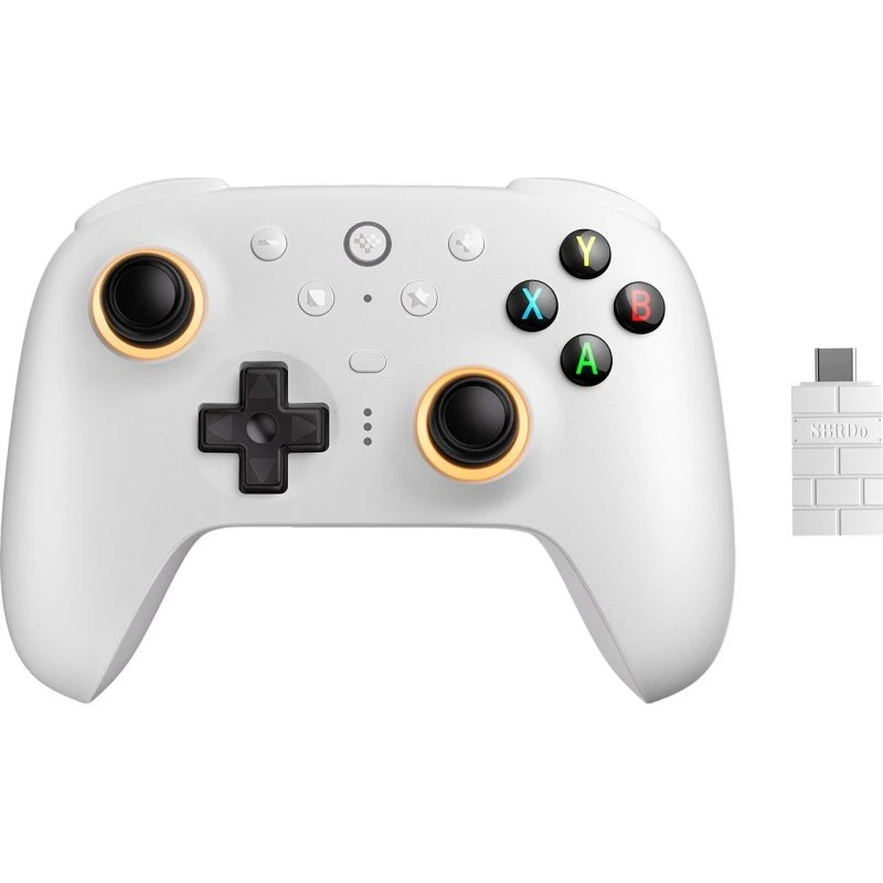 8BitDo Ultimate 2 Wireless 2.4G - Hvid