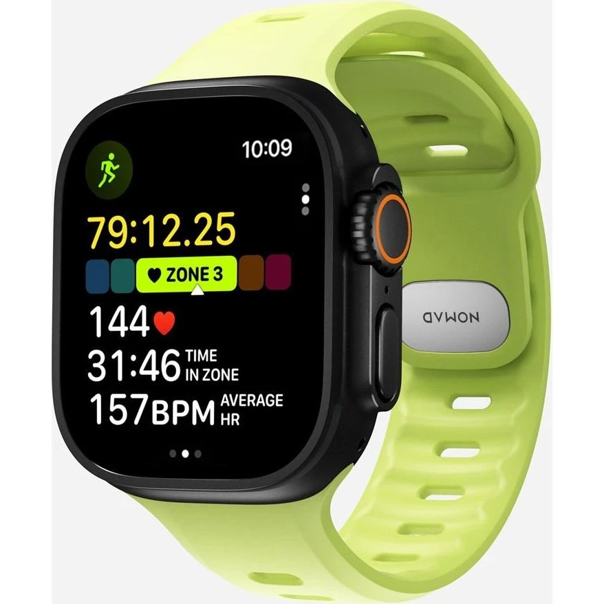 Nomad Tempo Band 49 mm Lime til Apple Watch