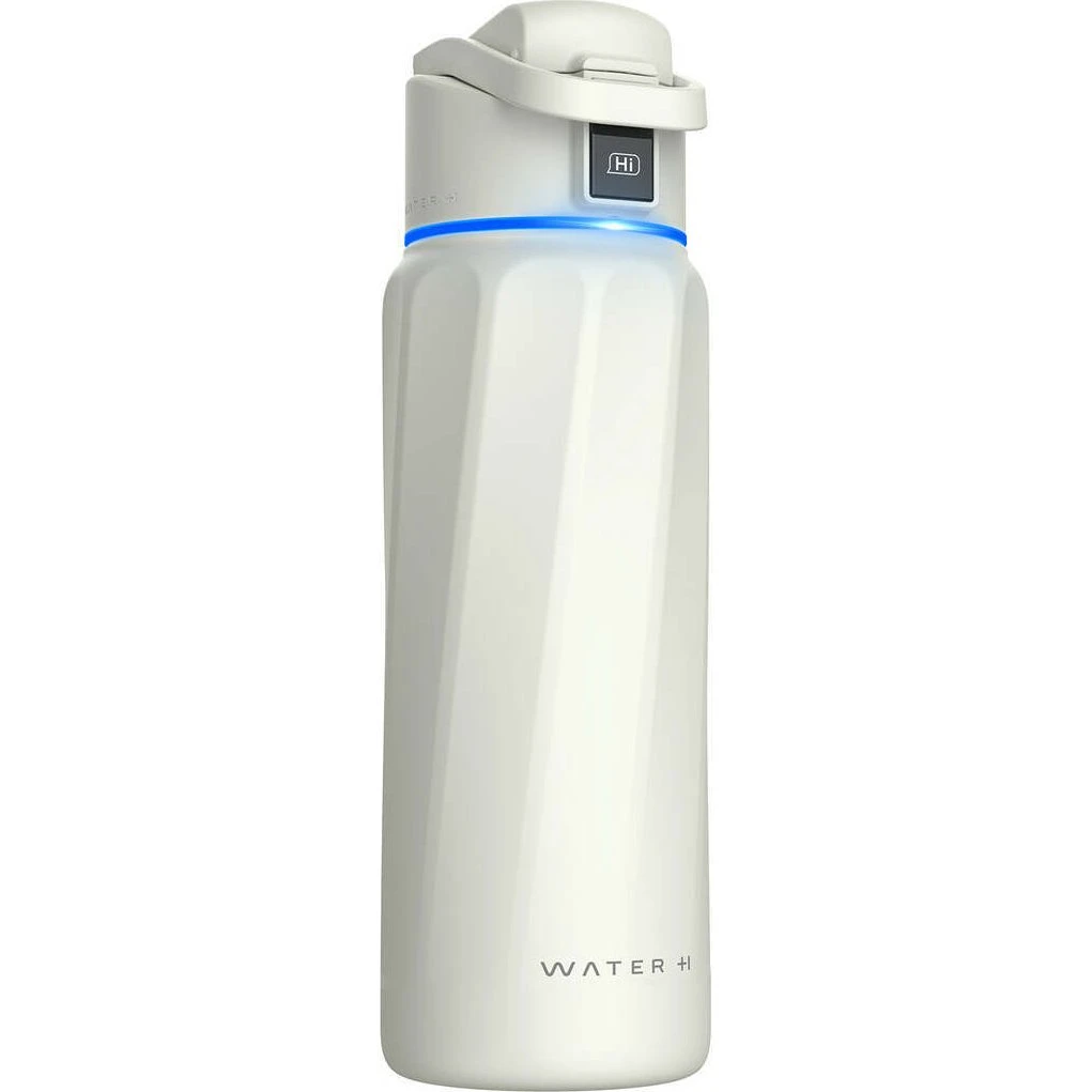 WaterH BOOST Chug Lid Smart Vandflaske, 946 ml, Hvid
