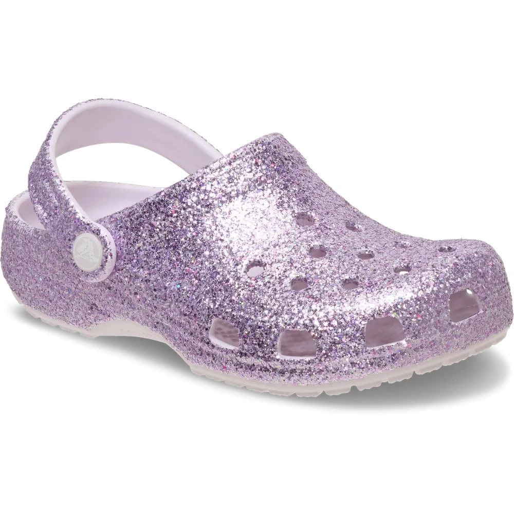 Crocs Classic Chunky Glitter Clog T - Grape Ice - 24/25