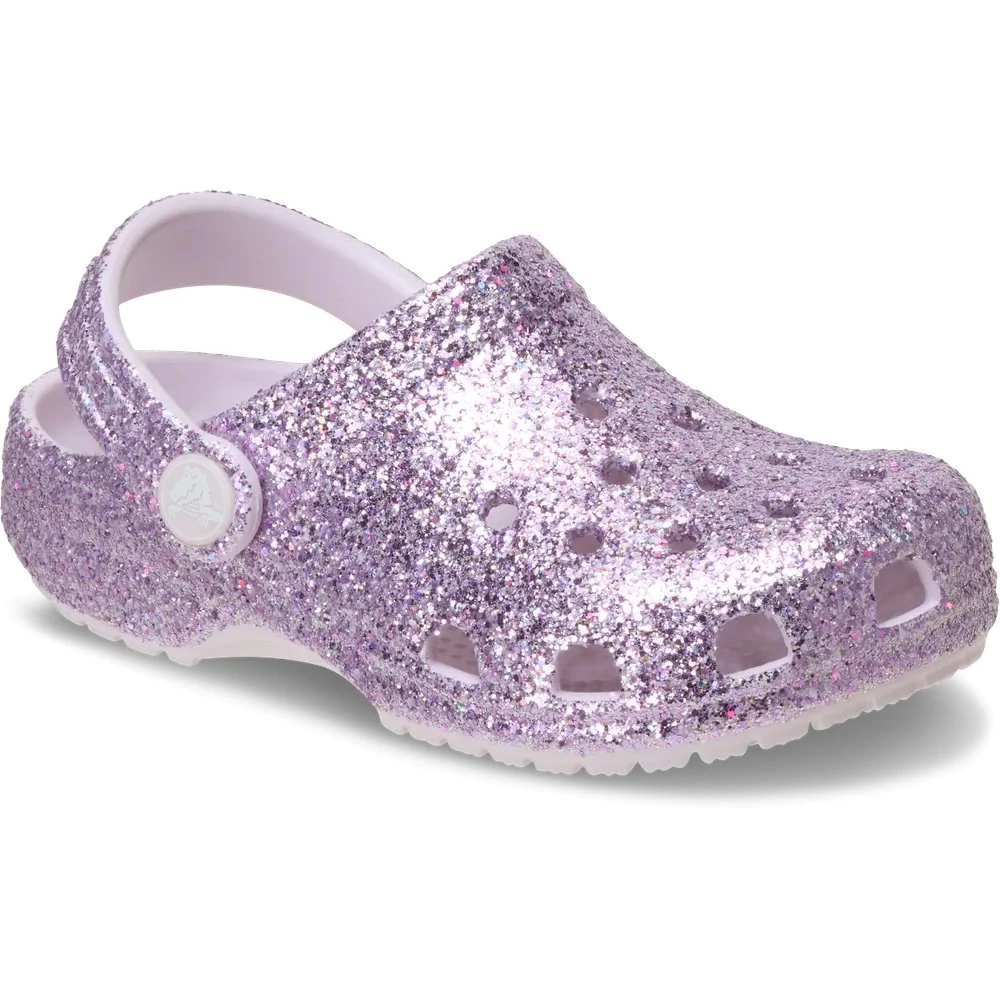 Crocs Classic Chunky Glitter Clog K - Grape Ice - 33/34