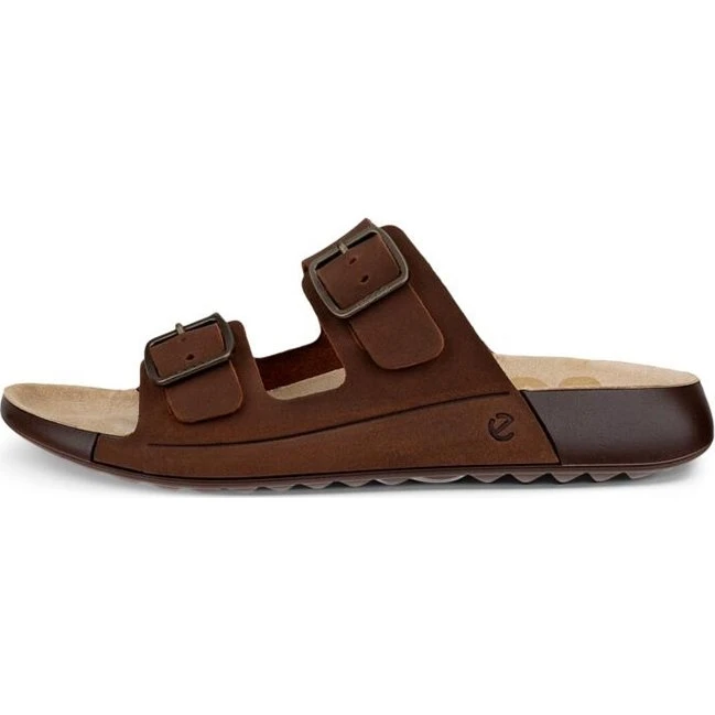 Ecco Cozmo Casual Buckle Sandaler - Potting Soil