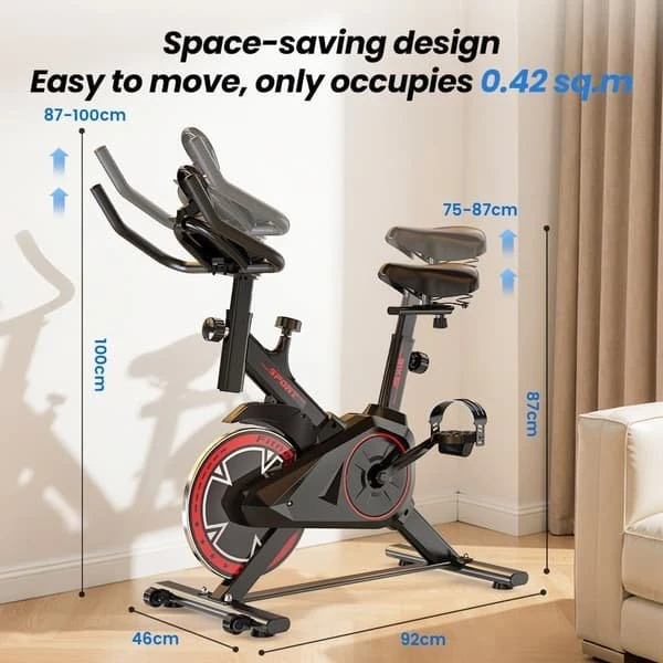 Formill QK101 Motionscykel med Silent Remdrev og LCD-skærm