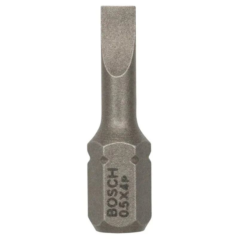 Bosch Bit Lige 0,5x4,0mm 25mm (25 stk) - 2607001458