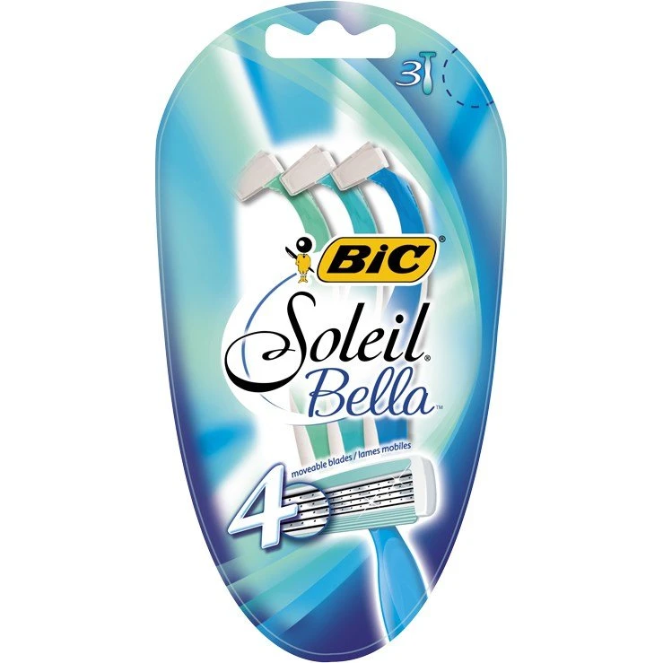 BIC Soleil Bella Skrabere, 3-pak