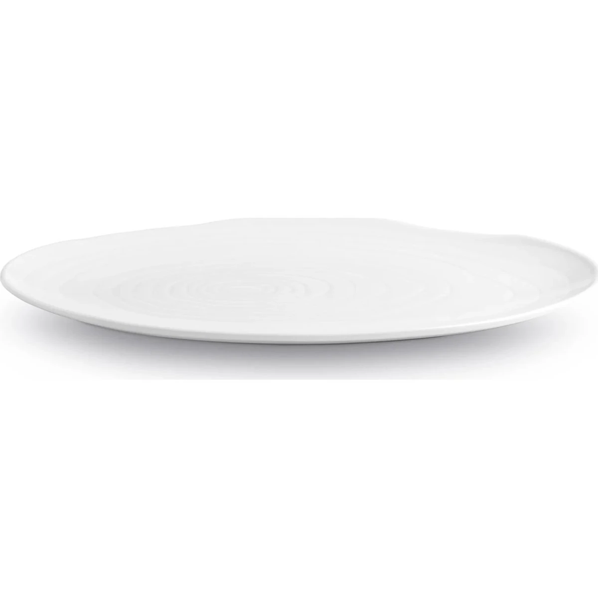Pillivuyt Boulogne Oval Tallerken 23 x 16,5 cm - Hvid