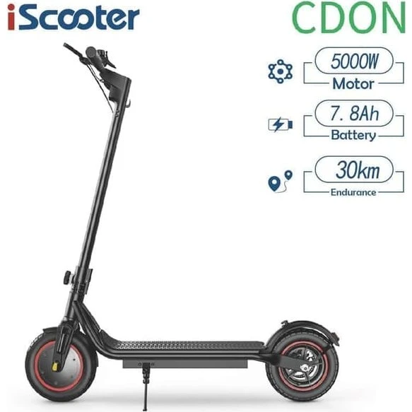 iScooter W6 El-scooter til voksne - 500W motor & 10" dæk