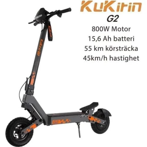 KuKirin G2 Elektrisk Scooter - 800W, 45 km/t, 55 km rækkevidde