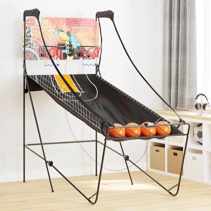 Basketball arkademaskine til 2 spillere med 4 bolde