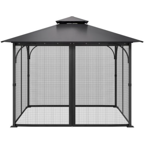 Pavillonnet Myggenet, 275x275x202 cm, Sort