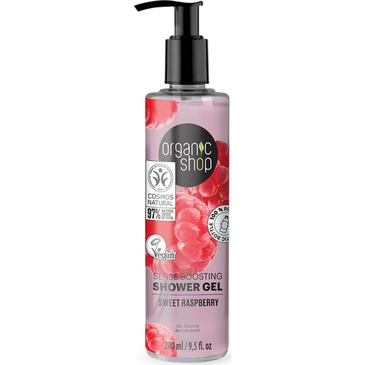 Organic Shop Shower Gel Sweet Raspberry 280 ml