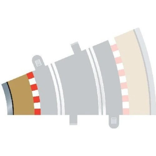 Scalextric Radius 2 Inner Borders & Barriers til C8234 & C8280