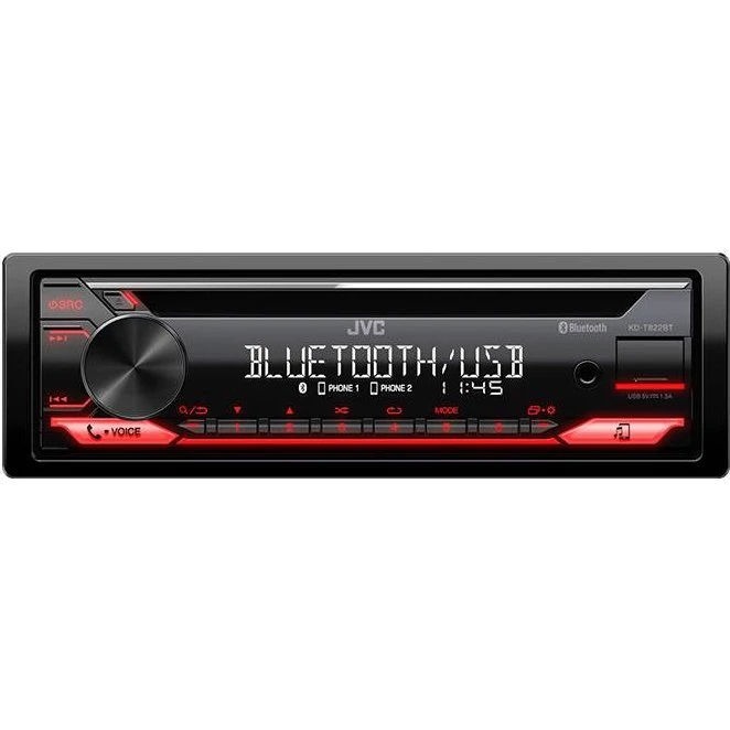 JVC KD-T822BT Autoradio med Bluetooth, CD og USB